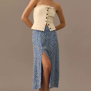 NWT The Lille Side-Slit Midi Skirt by Maeve